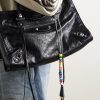 Rodeo Cloche Clé Leather Beaded Keychain Lanyard - OU Rodeo Cloche Clé Leather Beaded Keychain Lanyard - OU