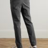 Samuel Straight-Leg Organic Cotton-Blend Twill Chinos - BK Samuel Straight-Leg Organic Cotton-Blend Twill Chinos - BK