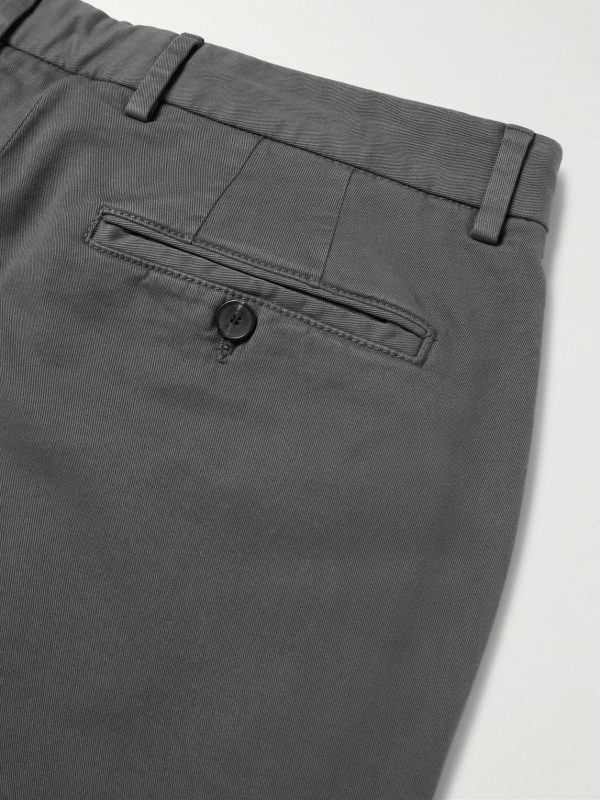 Samuel Straight-Leg Organic Cotton-Blend Twill Chinos - CU Samuel Straight-Leg Organic Cotton-Blend Twill Chinos - CU