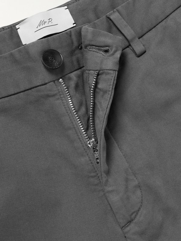 Samuel Straight-Leg Organic Cotton-Blend Twill Chinos - E1 Samuel Straight-Leg Organic Cotton-Blend Twill Chinos - E1