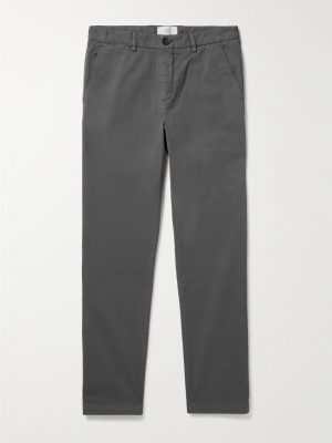 Samuel Straight-Leg Organic Cotton-Blend Twill Chinos Samuel Straight-Leg Organic Cotton-Blend Twill Chinos