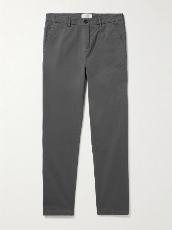 Samuel Straight-Leg Organic Cotton-Blend Twill Chinos Samuel Straight-Leg Organic Cotton-Blend Twill Chinos