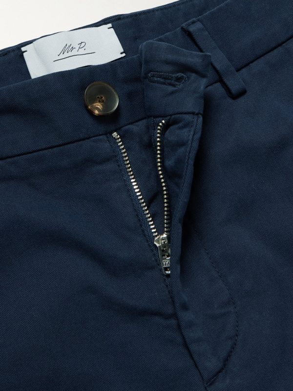 Samuel Straight-Leg Organic Cotton-Blend Twill Chinos - E1 Samuel Straight-Leg Organic Cotton-Blend Twill Chinos - E1