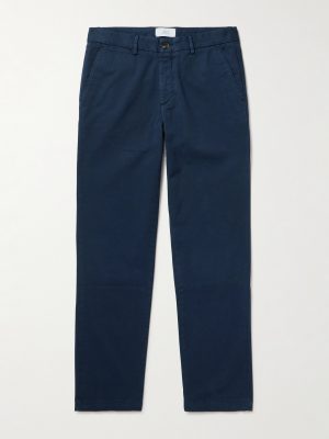 Samuel Straight-Leg Organic Cotton-Blend Twill Chinos Samuel Straight-Leg Organic Cotton-Blend Twill Chinos