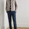 Samuel Straight-Leg Organic Cotton-Blend Twill Chinos - OU Samuel Straight-Leg Organic Cotton-Blend Twill Chinos - OU