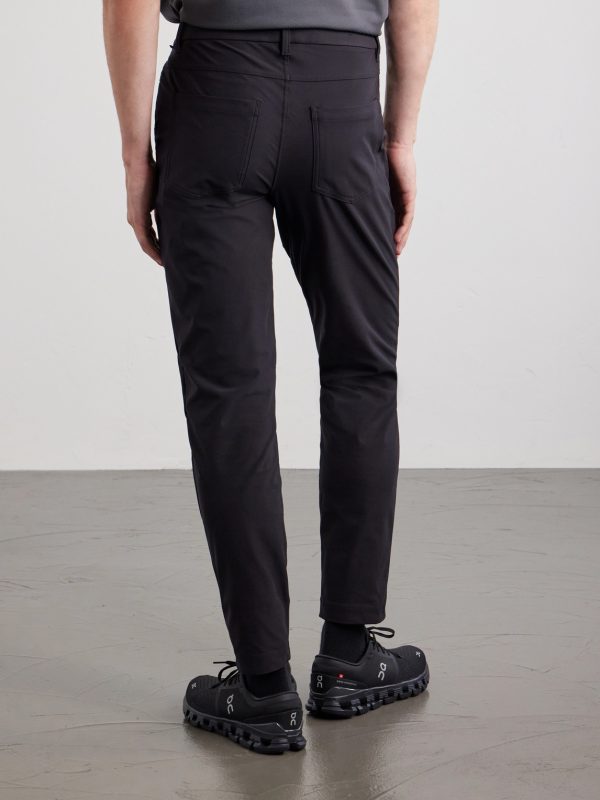 ABC Straight-Leg Cotton-Jersey Trousers - BK