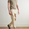Honeycomb-Knit Cotton Polo Shirt - OU