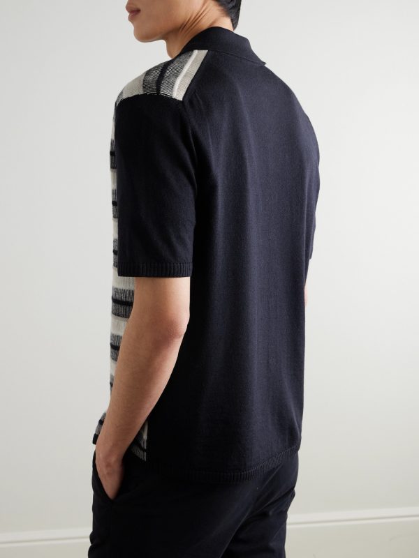 Jude Striped Merino Wool Shirt - BK