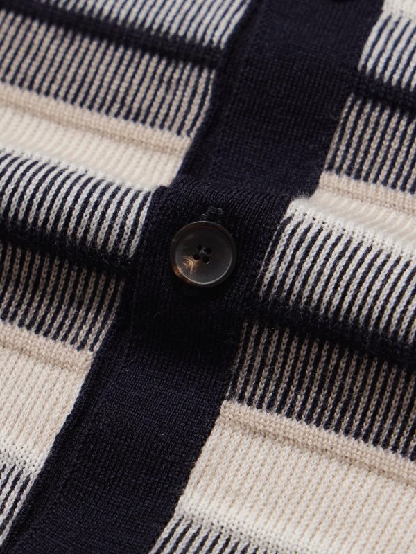 Jude Striped Merino Wool Shirt - E1