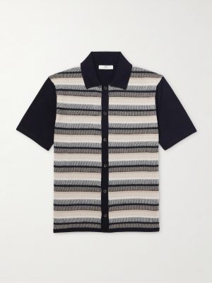 Jude Striped Merino Wool Shirt Jude Striped Merino Wool Shirt
