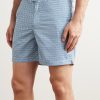 Straight-Leg Mid-Length Printed Swim Shorts - OU Straight-Leg Mid-Length Printed Swim Shorts - OU