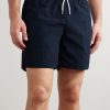 Straight-Leg Mid-Length Garment-Dyed Swim Shorts - OU