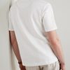 Linen and Organic Cotton-Blend T-Shirt - BK
