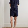 Camp-Collar Organic Cotton-Terry Jacquard Shirt - OU Camp-Collar Organic Cotton-Terry Jacquard Shirt - OU