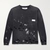 Savage Distressed Paint-Splattered Cotton-Jersey T-Shirt Savage Distressed Paint-Splattered Cotton-Jersey T-Shirt