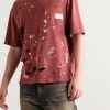 Savage Distressed Paint-Splattered Cotton-Jersey T-Shirt - FR Savage Distressed Paint-Splattered Cotton-Jersey T-Shirt - FR