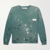 Savage Distressed Paint-Splattered Cotton-Jersey T-Shirt Savage Distressed Paint-Splattered Cotton-Jersey T-Shirt