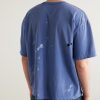 Savage Distressed Paint-Splattered Cotton-Jersey T-Shirt - BK Savage Distressed Paint-Splattered Cotton-Jersey T-Shirt - BK
