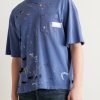 Savage Distressed Paint-Splattered Cotton-Jersey T-Shirt - FR Savage Distressed Paint-Splattered Cotton-Jersey T-Shirt - FR
