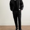 Tapered Pleated Cotton and Linen-Blend Twill Trousers - OU Tapered Pleated Cotton and Linen-Blend Twill Trousers - OU