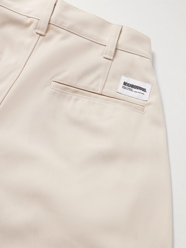 WP Straight-Leg Cropped Twill Trousers - CU