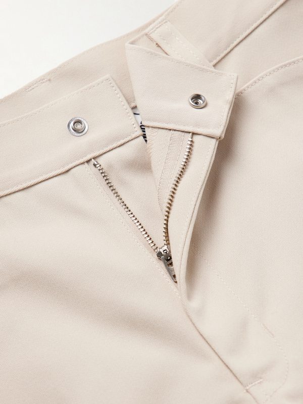WP Straight-Leg Cropped Twill Trousers - E1