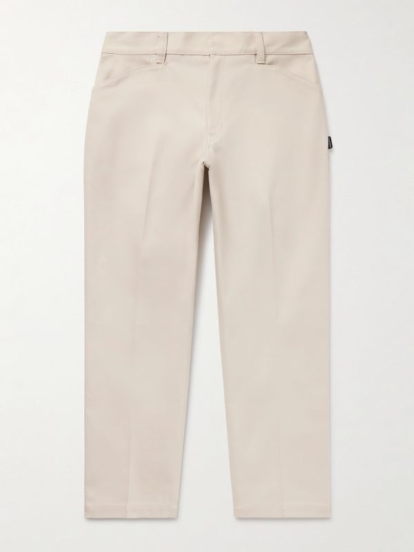 WP Straight-Leg Cropped Twill Trousers