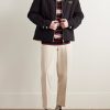 WP Straight-Leg Cropped Twill Trousers - OU