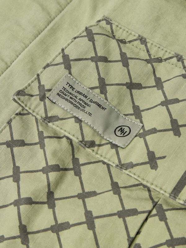 Shemagh Fatigue Printed Cotton-Ripstop Jacket - E1 Shemagh Fatigue Printed Cotton-Ripstop Jacket - E1