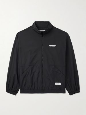 Logo-Print Shell Track Jacket