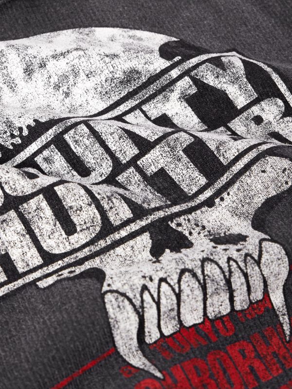+ Bounty Hunter Savage Distressed Printed Cotton-Jersey Hoodie - CU + Bounty Hunter Savage Distressed Printed Cotton-Jersey Hoodie - CU