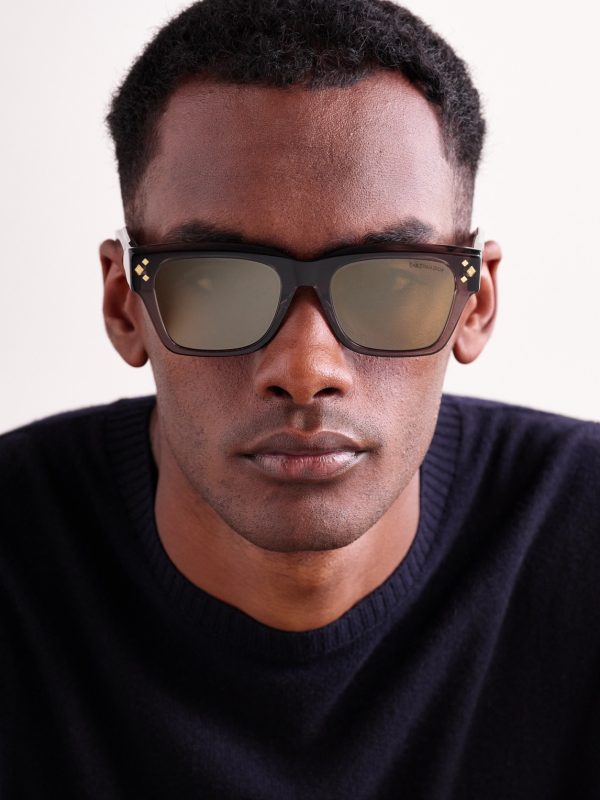 CD Diamond S2I Havana Geometric Acetate and Silver-Tone Sunglasses - OU CD Diamond S2I Havana Geometric Acetate and Silver-Tone Sunglasses - OU