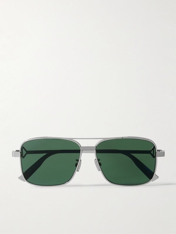 CD Diamond S9U Square-Frame Silver-Tone Sunglasses CD Diamond S9U Square-Frame Silver-Tone Sunglasses