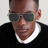 CD Diamond S9U Square-Frame Silver-Tone Sunglasses - OU CD Diamond S9U Square-Frame Silver-Tone Sunglasses - OU