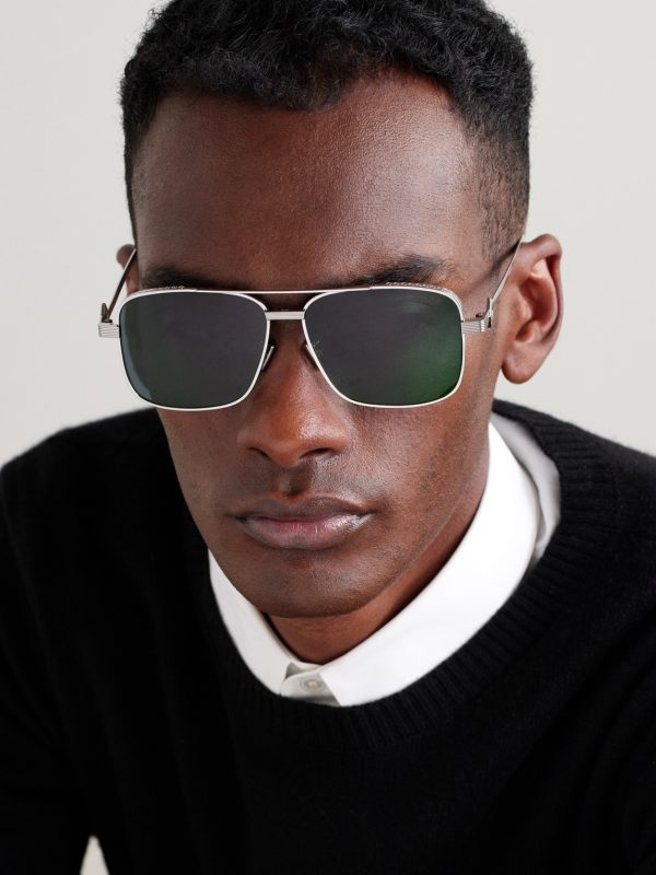 CD Diamond S9U Square-Frame Silver-Tone Sunglasses - OU CD Diamond S9U Square-Frame Silver-Tone Sunglasses - OU