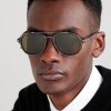 DiorBlacksuit A4U Aviator-Style Tortoiseshell Acetate and Silver-Tone Sunglasses - OU