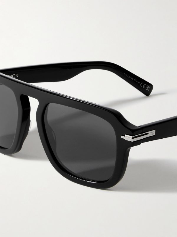 DiorBlackSuit S15I Aviator-Style Acetate Sunglasses - CU DiorBlackSuit S15I Aviator-Style Acetate Sunglasses - CU