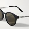 DiorTag R1I Round-Frame Acetate Sunglasses - CU DiorTag R1I Round-Frame Acetate Sunglasses - CU
