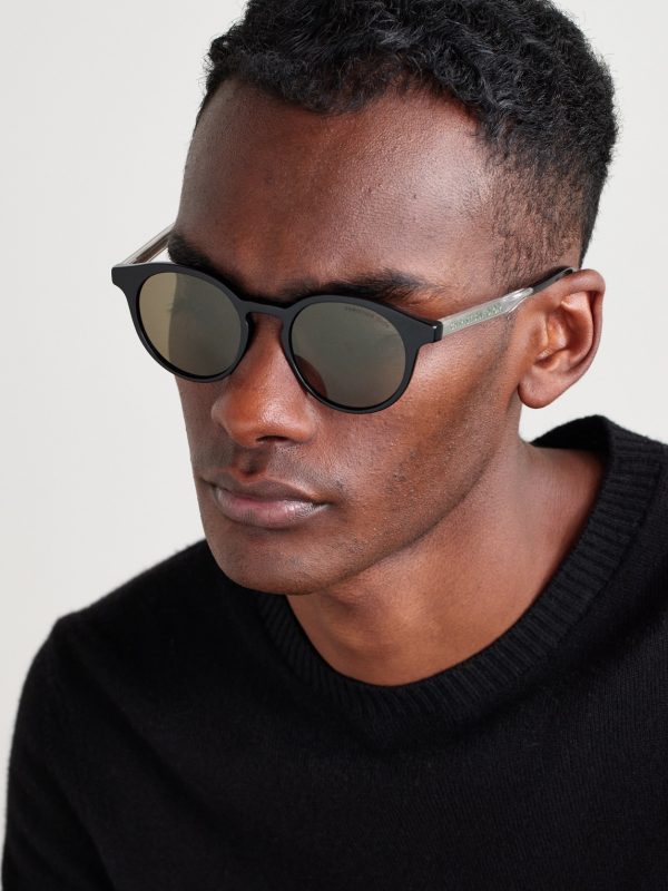 DiorTag R1I Round-Frame Acetate Sunglasses - OU DiorTag R1I Round-Frame Acetate Sunglasses - OU