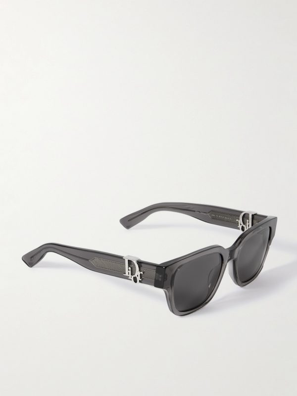 Dior Oblique S1I Square-Frame Acetate Sunglasses - FR Dior Oblique S1I Square-Frame Acetate Sunglasses - FR