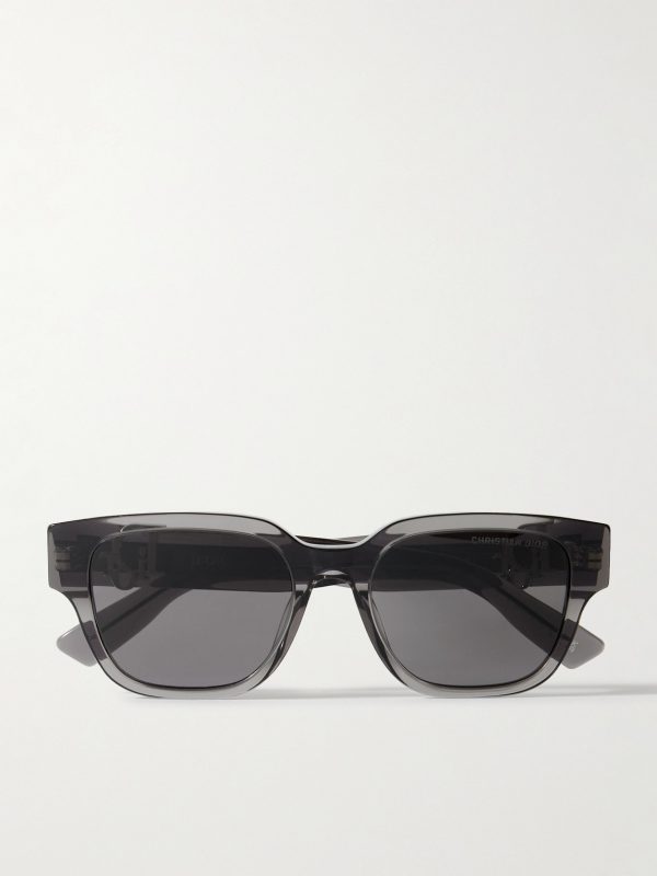 Dior Oblique S1I Square-Frame Acetate Sunglasses Dior Oblique S1I Square-Frame Acetate Sunglasses