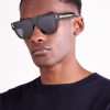CD Diamond S6I Havana Square Acetate Sunglasses - OU CD Diamond S6I Havana Square Acetate Sunglasses - OU