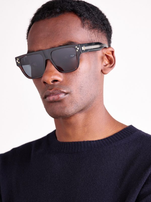 CD Diamond S6I Havana Square Acetate Sunglasses - OU CD Diamond S6I Havana Square Acetate Sunglasses - OU