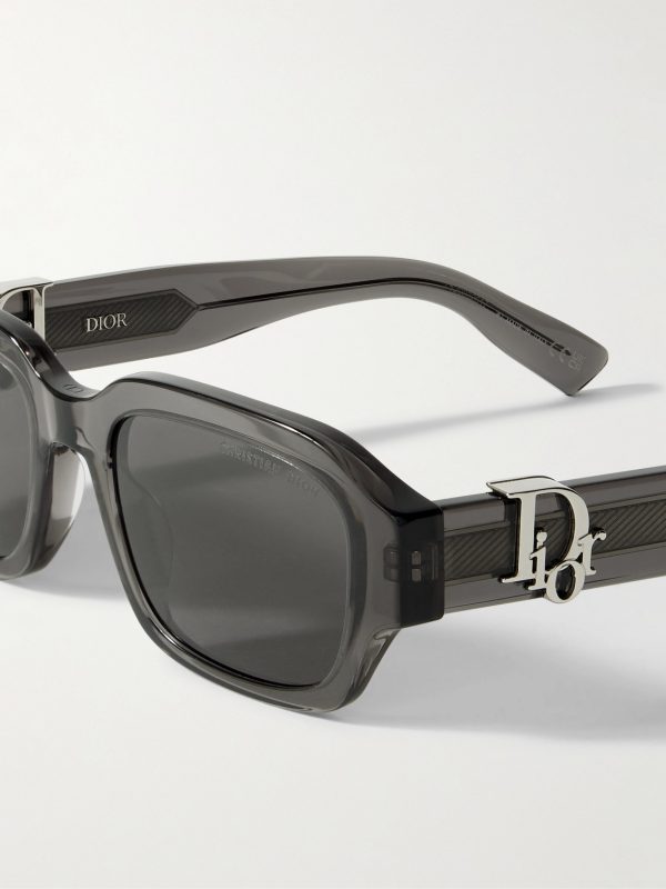 Dior Oblique S2I Square-Frame Acetate Sunglasses - CU