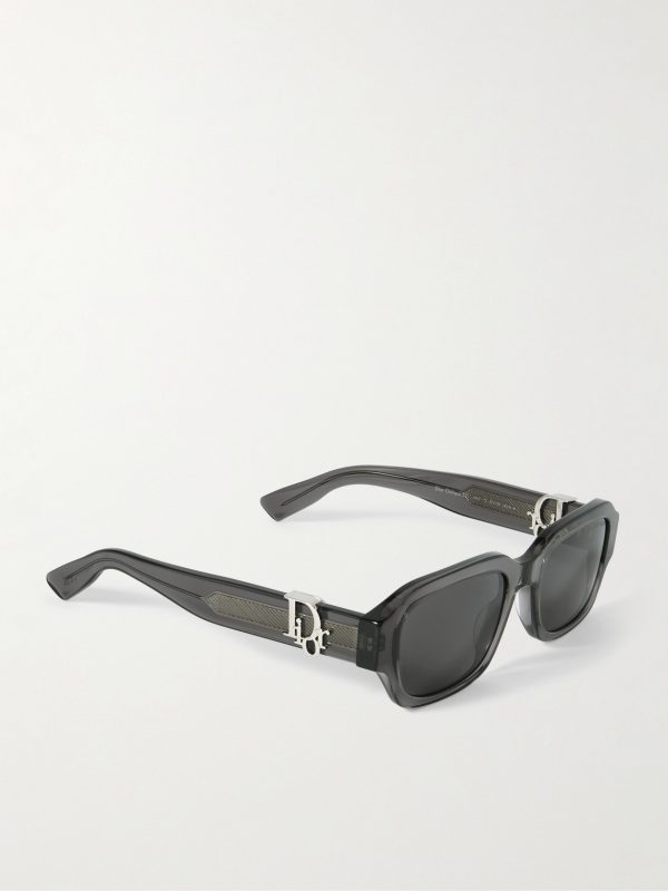 Dior Oblique S2I Square-Frame Acetate Sunglasses - FR