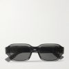 Dior Oblique S2I Square-Frame Acetate Sunglasses