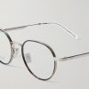 DiorBotanicaO R2U Havana Round-Frame Tortoiseshell Acetate and Silver-Tone Metal Optical Glasses - CU