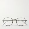 DiorBotanicaO R2U Havana Round-Frame Tortoiseshell Acetate and Silver-Tone Metal Optical Glasses
