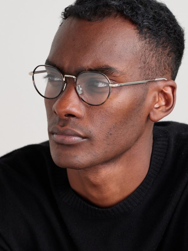 DiorBotanicaO R2U Havana Round-Frame Tortoiseshell Acetate and Silver-Tone Metal Optical Glasses - OU
