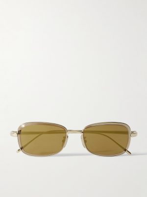 Anagram Geometric Gold-Tone Sunglasses